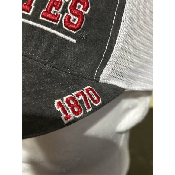 NEW Ohio State Buckeyes Colosseum Red Trucker Snapback Cap Hat Adult OSFM - Picture 4 of 11